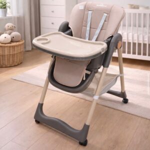 Silla de Comer Ajustable y Plegable