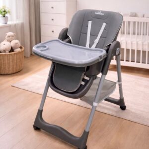 Silla de Comer Ajustable y Plegable