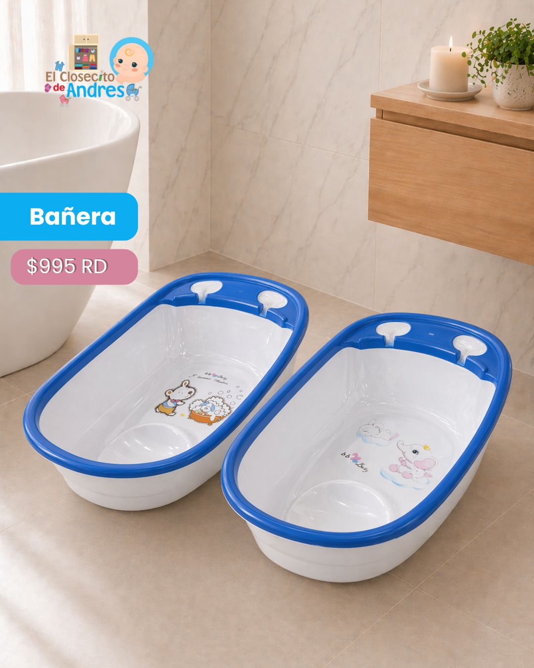 Bañera Ergonómica para Bebé con Soporte Anatómico
